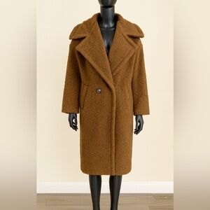 PrettyLittleThing Warm Brown Teddy Jacket